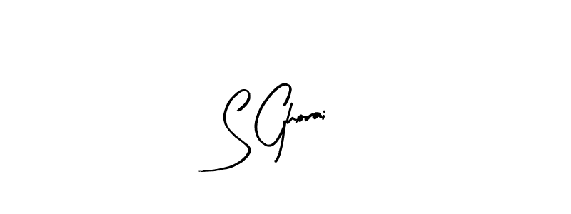 How to make S Ghorai name signature. Use Arty Signature style for creating short signs online. This is the latest handwritten sign. S Ghorai signature style 8 images and pictures png