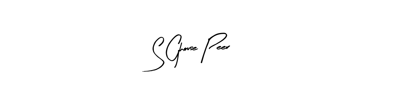 Make a beautiful signature design for name S Ghouse Peer. Use this online signature maker to create a handwritten signature for free. S Ghouse Peer signature style 8 images and pictures png