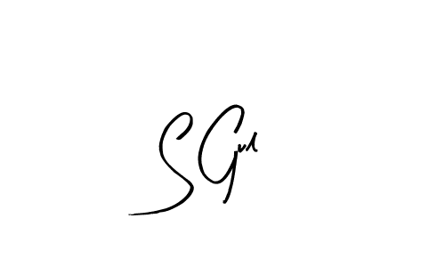 Create a beautiful signature design for name S Gul. With this signature (Arty Signature) fonts, you can make a handwritten signature for free. S Gul signature style 8 images and pictures png