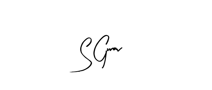 Similarly Arty Signature is the best handwritten signature design. Signature creator online .You can use it as an online autograph creator for name S Gurav. S Gurav signature style 8 images and pictures png