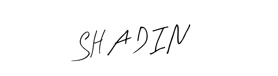 This is the best signature style for the S H A D I N name. Also you like these signature font (Arty Signature). Mix name signature. S H A D I N signature style 8 images and pictures png