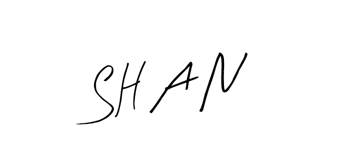 You should practise on your own different ways (Arty Signature) to write your name (S H A N) in signature. don't let someone else do it for you. S H A N signature style 8 images and pictures png