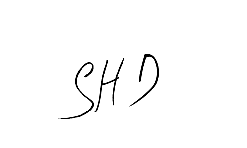 How to make S H D name signature. Use Arty Signature style for creating short signs online. This is the latest handwritten sign. S H D signature style 8 images and pictures png