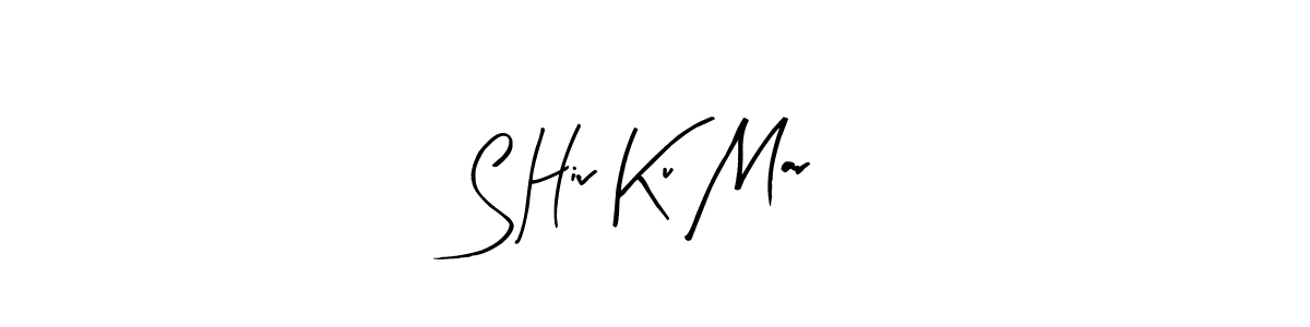 Use a signature maker to create a handwritten signature online. With this signature software, you can design (Arty Signature) your own signature for name S Hiv Ku Mar. S Hiv Ku Mar signature style 8 images and pictures png