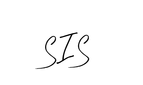 You should practise on your own different ways (Arty Signature) to write your name (S I S) in signature. don't let someone else do it for you. S I S signature style 8 images and pictures png