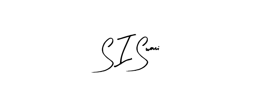 You should practise on your own different ways (Arty Signature) to write your name (S I Swami) in signature. don't let someone else do it for you. S I Swami signature style 8 images and pictures png