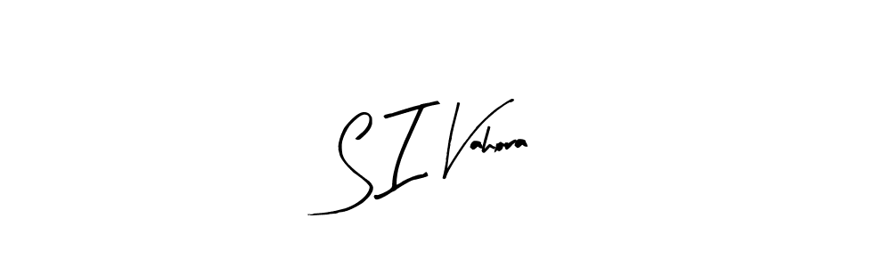 Arty Signature is a professional signature style that is perfect for those who want to add a touch of class to their signature. It is also a great choice for those who want to make their signature more unique. Get S I Vahora name to fancy signature for free. S I Vahora signature style 8 images and pictures png