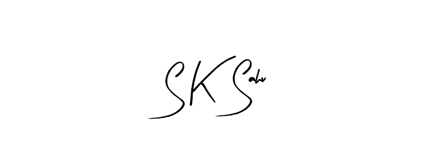 This is the best signature style for the S K  Sahu name. Also you like these signature font (Arty Signature). Mix name signature. S K  Sahu signature style 8 images and pictures png