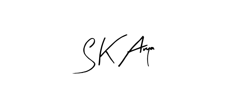 How to Draw S K Arya signature style? Arty Signature is a latest design signature styles for name S K Arya. S K Arya signature style 8 images and pictures png