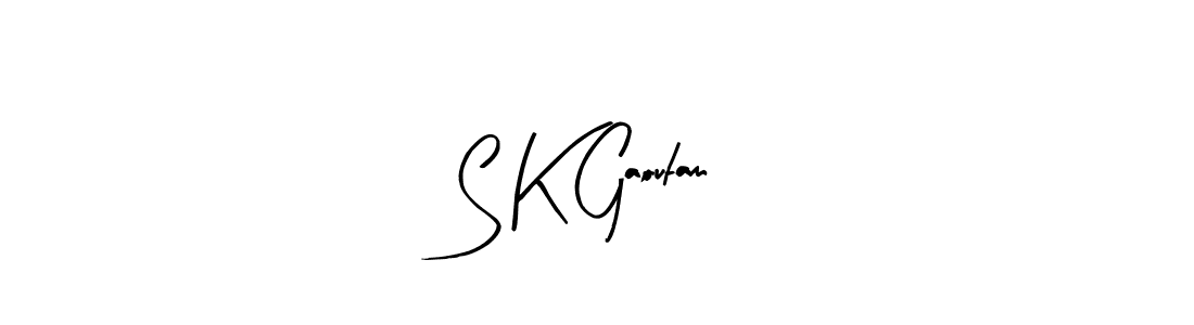 Make a short S K Gaoutam signature style. Manage your documents anywhere anytime using Arty Signature. Create and add eSignatures, submit forms, share and send files easily. S K Gaoutam signature style 8 images and pictures png