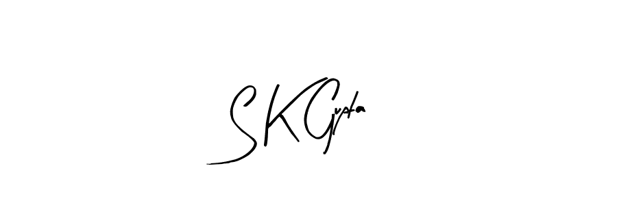 You should practise on your own different ways (Arty Signature) to write your name (S K Gupta) in signature. don't let someone else do it for you. S K Gupta signature style 8 images and pictures png