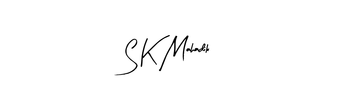 You should practise on your own different ways (Arty Signature) to write your name (S K Mahadik) in signature. don't let someone else do it for you. S K Mahadik signature style 8 images and pictures png