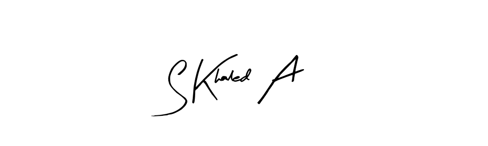 Also You can easily find your signature by using the search form. We will create S Khaled A name handwritten signature images for you free of cost using Arty Signature sign style. S Khaled A signature style 8 images and pictures png