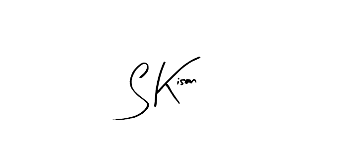 How to make S Kisan name signature. Use Arty Signature style for creating short signs online. This is the latest handwritten sign. S Kisan signature style 8 images and pictures png