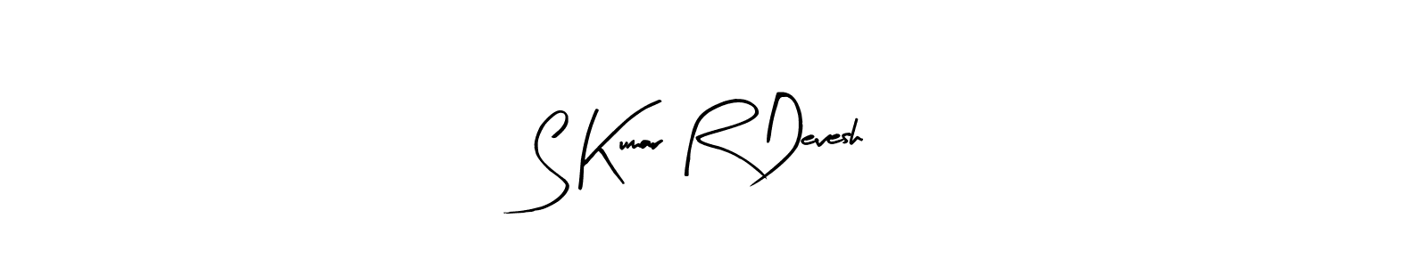 The best way (Arty Signature) to make a short signature is to pick only two or three words in your name. The name S Kumar R Devesh include a total of six letters. For converting this name. S Kumar R Devesh signature style 8 images and pictures png