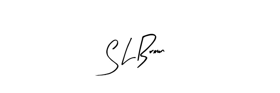 Similarly Arty Signature is the best handwritten signature design. Signature creator online .You can use it as an online autograph creator for name S L Brown. S L Brown signature style 8 images and pictures png