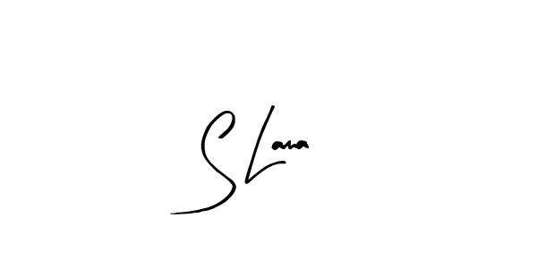 S Lama stylish signature style. Best Handwritten Sign (Arty Signature) for my name. Handwritten Signature Collection Ideas for my name S Lama. S Lama signature style 8 images and pictures png