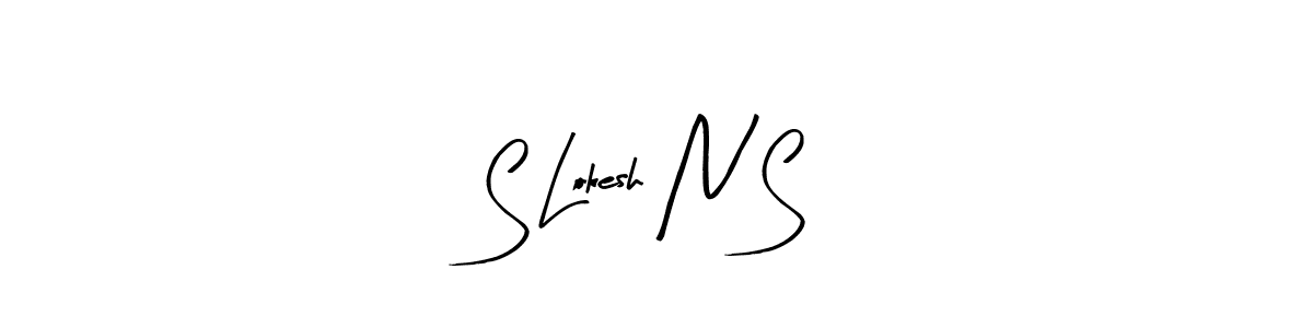 Make a short S Lokesh N S signature style. Manage your documents anywhere anytime using Arty Signature. Create and add eSignatures, submit forms, share and send files easily. S Lokesh N S signature style 8 images and pictures png