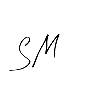 Similarly Arty Signature is the best handwritten signature design. Signature creator online .You can use it as an online autograph creator for name S M. S M signature style 8 images and pictures png