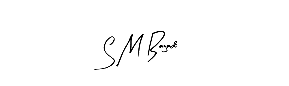 Also we have S M Bagadi name is the best signature style. Create professional handwritten signature collection using Arty Signature autograph style. S M Bagadi signature style 8 images and pictures png