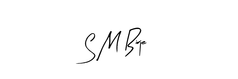 S M Birje stylish signature style. Best Handwritten Sign (Arty Signature) for my name. Handwritten Signature Collection Ideas for my name S M Birje. S M Birje signature style 8 images and pictures png