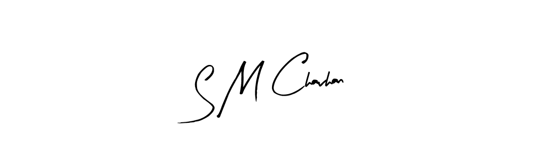 Use a signature maker to create a handwritten signature online. With this signature software, you can design (Arty Signature) your own signature for name S M Chavhan. S M Chavhan signature style 8 images and pictures png