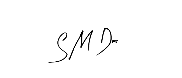 How to make S M Das name signature. Use Arty Signature style for creating short signs online. This is the latest handwritten sign. S M Das signature style 8 images and pictures png