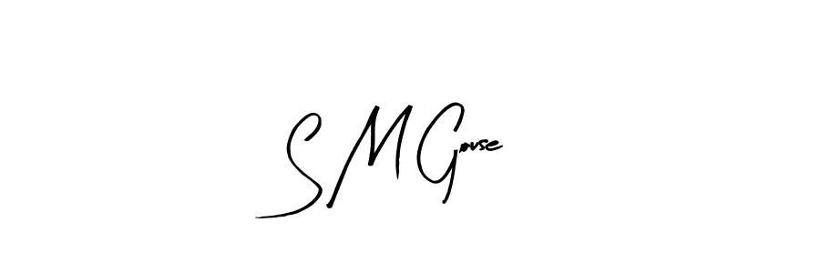 Also You can easily find your signature by using the search form. We will create S M Gouse name handwritten signature images for you free of cost using Arty Signature sign style. S M Gouse signature style 8 images and pictures png