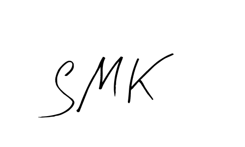 Make a beautiful signature design for name S M K. With this signature (Arty Signature) style, you can create a handwritten signature for free. S M K signature style 8 images and pictures png