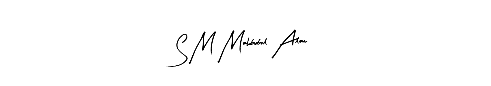 Here are the top 10 professional signature styles for the name S M Mahbubul Alam. These are the best autograph styles you can use for your name. S M Mahbubul Alam signature style 8 images and pictures png