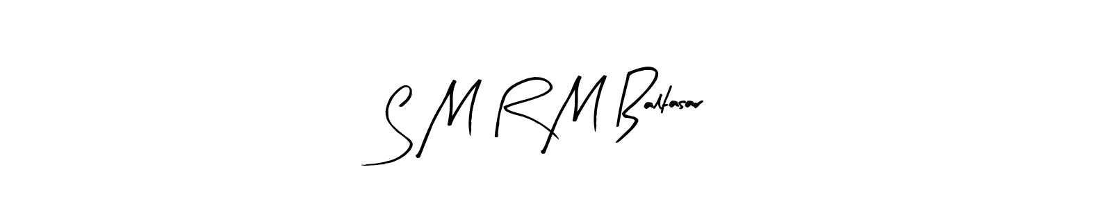 Arty Signature is a professional signature style that is perfect for those who want to add a touch of class to their signature. It is also a great choice for those who want to make their signature more unique. Get S M R M Baltasar name to fancy signature for free. S M R M Baltasar signature style 8 images and pictures png