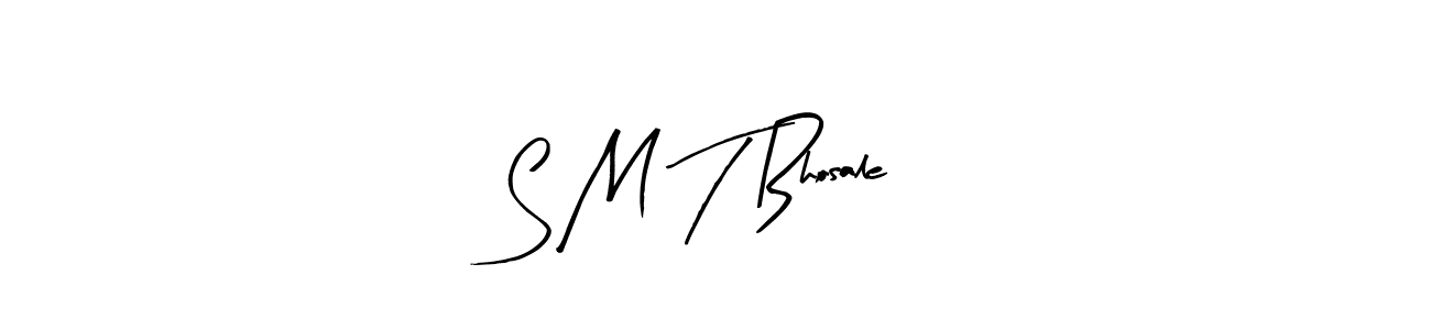 if you are searching for the best signature style for your name S M T Bhosale. so please give up your signature search. here we have designed multiple signature styles  using Arty Signature. S M T Bhosale signature style 8 images and pictures png