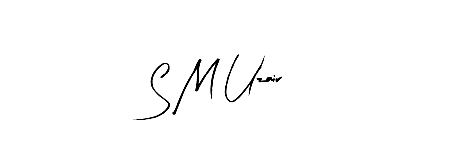 Best and Professional Signature Style for S M Uzair. Arty Signature Best Signature Style Collection. S M Uzair signature style 8 images and pictures png