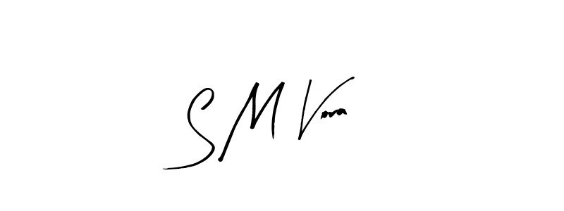 Similarly Arty Signature is the best handwritten signature design. Signature creator online .You can use it as an online autograph creator for name S M Vora. S M Vora signature style 8 images and pictures png