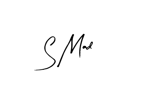 Create a beautiful signature design for name S Mad. With this signature (Arty Signature) fonts, you can make a handwritten signature for free. S Mad signature style 8 images and pictures png