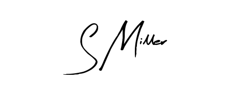 Designed for modern professionals: S Miller name signature crafted with Arty Signature script. Ready for digital PDF workflows. S Miller signature style 8 images and pictures png