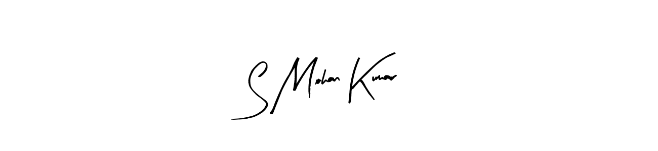 Make a short S Mohan Kumar signature style. Manage your documents anywhere anytime using Arty Signature. Create and add eSignatures, submit forms, share and send files easily. S Mohan Kumar signature style 8 images and pictures png