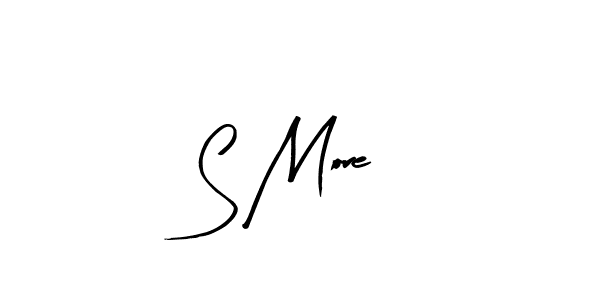 Create a beautiful signature design for name S More. With this signature (Arty Signature) fonts, you can make a handwritten signature for free. S More signature style 8 images and pictures png