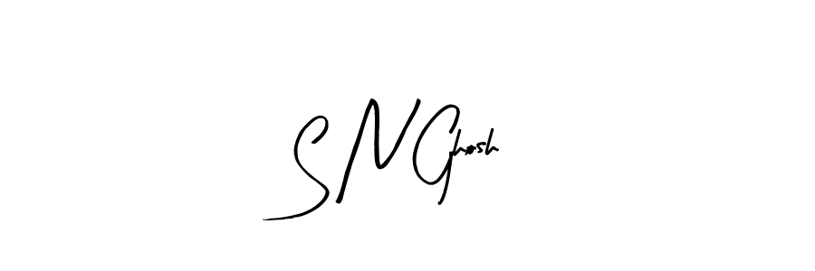 Make a beautiful signature design for name S N Ghosh. Use this online signature maker to create a handwritten signature for free. S N Ghosh signature style 8 images and pictures png