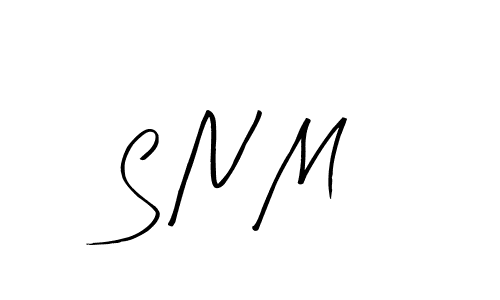 The best way (Arty Signature) to make a short signature is to pick only two or three words in your name. The name S N M include a total of six letters. For converting this name. S N M signature style 8 images and pictures png