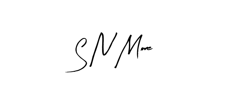 Use a signature maker to create a handwritten signature online. With this signature software, you can design (Arty Signature) your own signature for name S N More. S N More signature style 8 images and pictures png