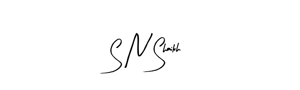 Also we have S N Shaikh name is the best signature style. Create professional handwritten signature collection using Arty Signature autograph style. S N Shaikh signature style 8 images and pictures png