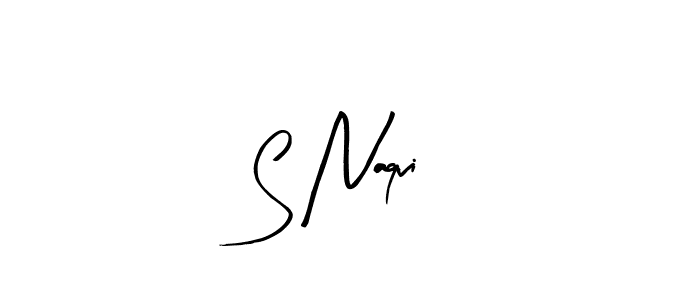 How to make S Naqvi signature? Arty Signature is a professional autograph style. Create handwritten signature for S Naqvi name. S Naqvi signature style 8 images and pictures png