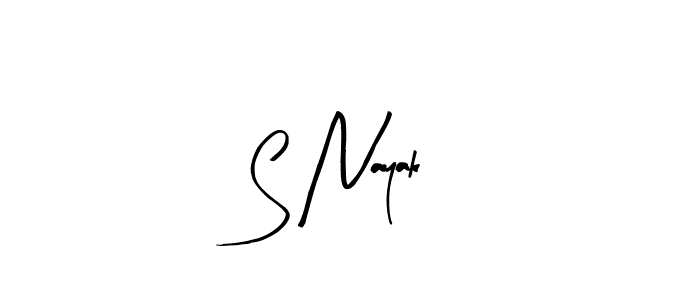 Arty Signature is a professional signature style that is perfect for those who want to add a touch of class to their signature. It is also a great choice for those who want to make their signature more unique. Get S Nayak name to fancy signature for free. S Nayak signature style 8 images and pictures png