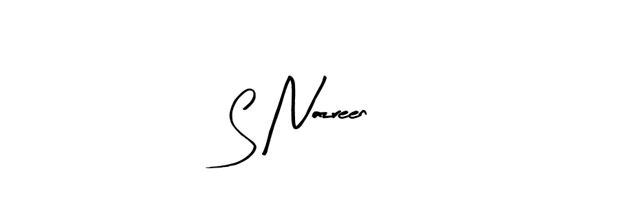 Use a signature maker to create a handwritten signature online. With this signature software, you can design (Arty Signature) your own signature for name S Nazreen. S Nazreen signature style 8 images and pictures png