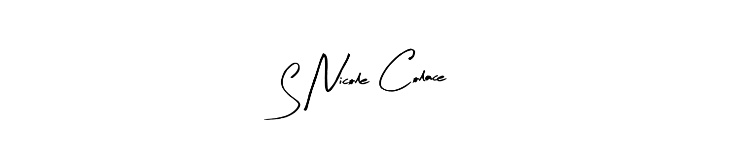 Once you've used our free online signature maker to create your best signature Arty Signature style, it's time to enjoy all of the benefits that S Nicole Colace name signing documents. S Nicole Colace signature style 8 images and pictures png