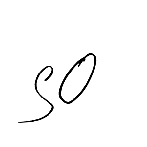 The best way (Arty Signature) to make a short signature is to pick only two or three words in your name. The name S O include a total of six letters. For converting this name. S O signature style 8 images and pictures png