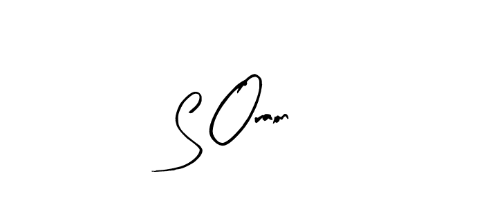 The best way (Arty Signature) to make a short signature is to pick only two or three words in your name. The name S Oraon include a total of six letters. For converting this name. S Oraon signature style 8 images and pictures png