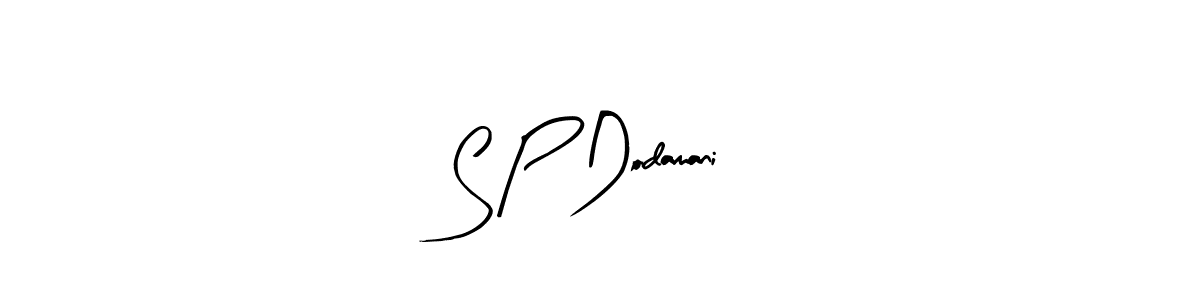 Also You can easily find your signature by using the search form. We will create S P Dodamani name handwritten signature images for you free of cost using Arty Signature sign style. S P Dodamani signature style 8 images and pictures png