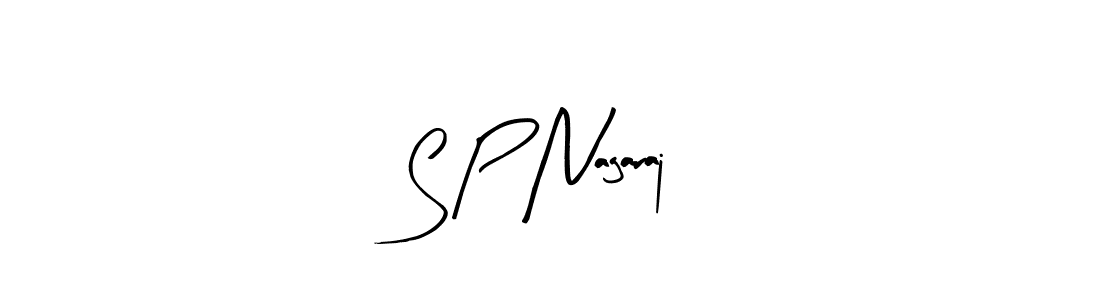 Arty Signature is a professional signature style that is perfect for those who want to add a touch of class to their signature. It is also a great choice for those who want to make their signature more unique. Get S P Nagaraj name to fancy signature for free. S P Nagaraj signature style 8 images and pictures png